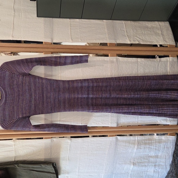 Sessùn Manifi Rib Knit Purple Maxi Dress - Picture 6 of 8